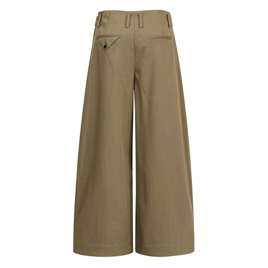Men’s Striped Wide-Leg Pants Apparel and Accessories