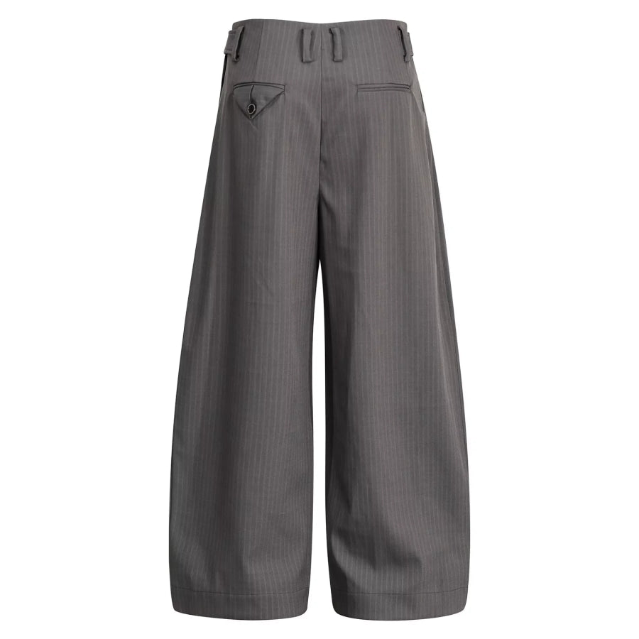 Men’s Striped Wide-Leg Pants Apparel and Accessories