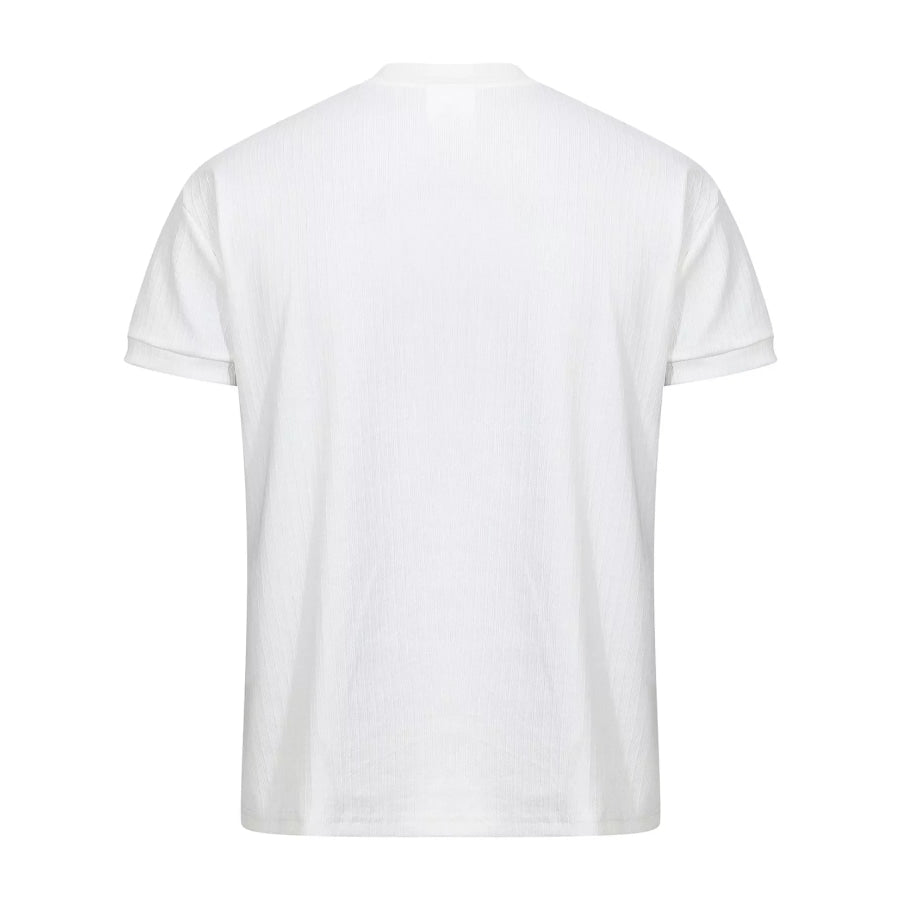 Men’s Textured Short Sleeve T-Shirt Apparel and Accessories