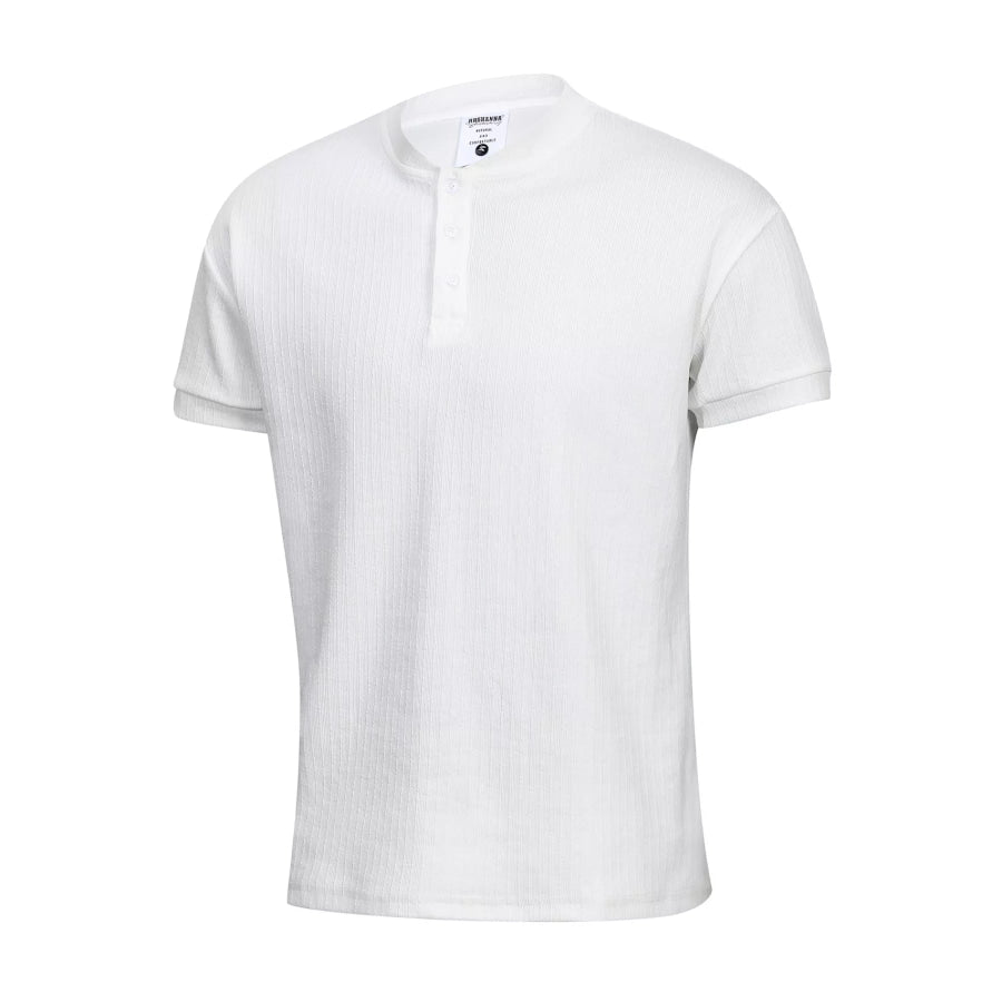 Men’s Textured Short Sleeve T-Shirt White / M Apparel and Accessories