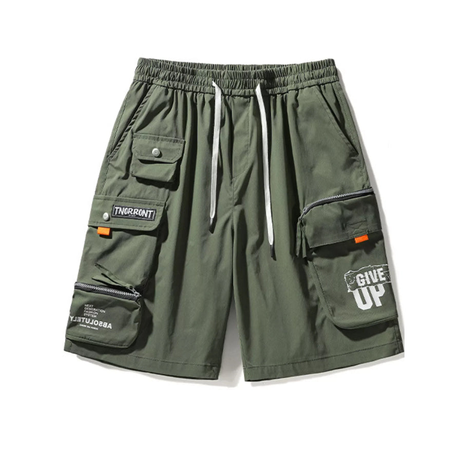 Men’s Urban Style Multi-Pocket Cargo Shorts Green / M Apparel and Accessories