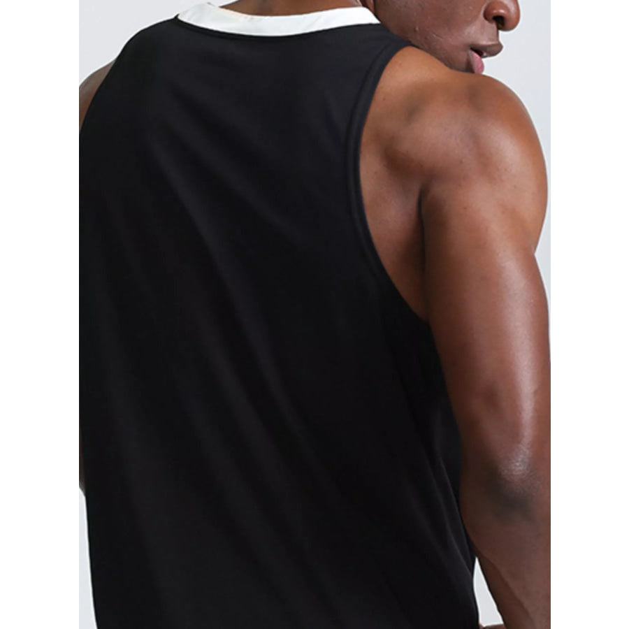 Men’s V-Neck Performance Active Tank Apparel and Accessories