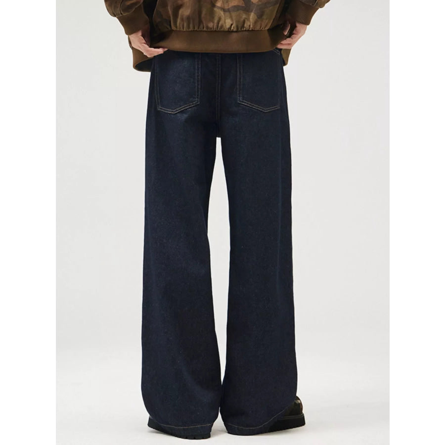 Men’s Vintage Relaxed Fit Jeans Dark Navy / S Apparel and Accessories
