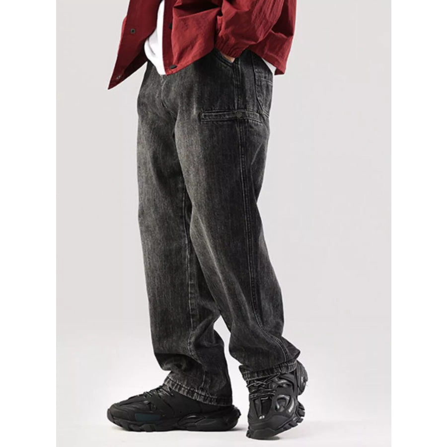 Men’s Vintage Wash Relaxed Fit Jeans Apparel and Accessories