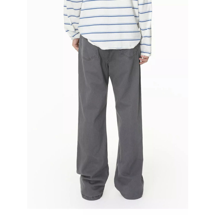 Men’s Washed Loose Fit Jeans Apparel and Accessories