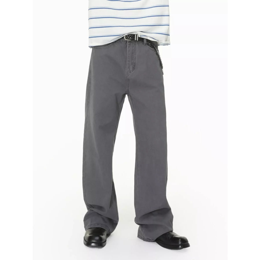 Men’s Washed Loose Fit Jeans Apparel and Accessories
