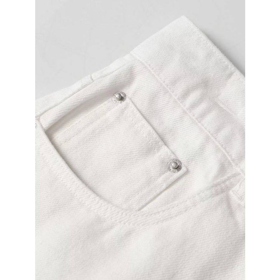 Men’s Washed Wide Leg Capris Apparel and Accessories