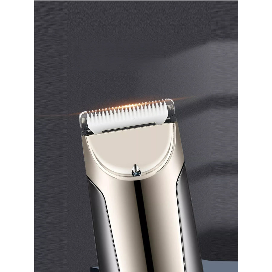 Men’s Waterproof Electric Trimmer with LCD & Dock Charging Black / ONESIZE Apparel and Accessories