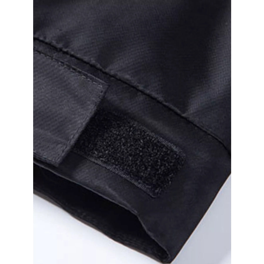 Men’s Waterproof Windbreaker Hooded Tactical Jacket