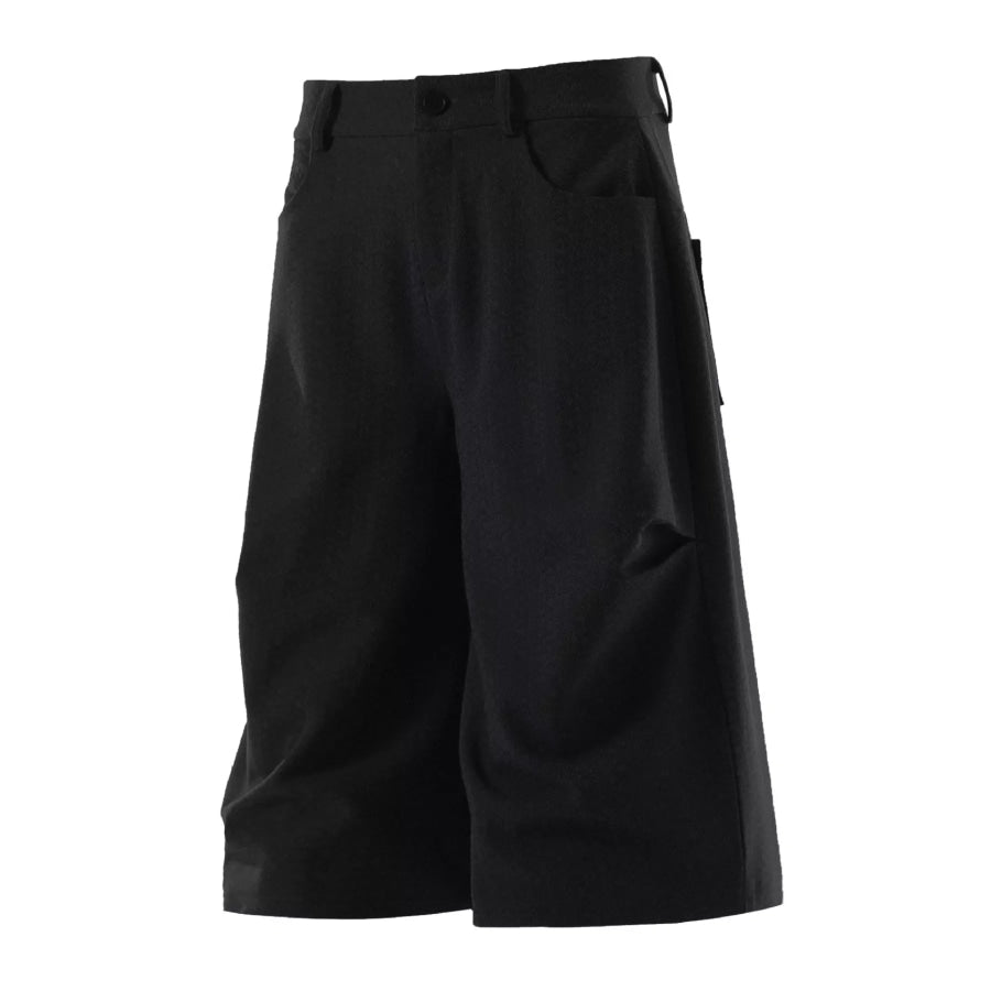 Men’s Wide Leg Capris Black / S Apparel and Accessories