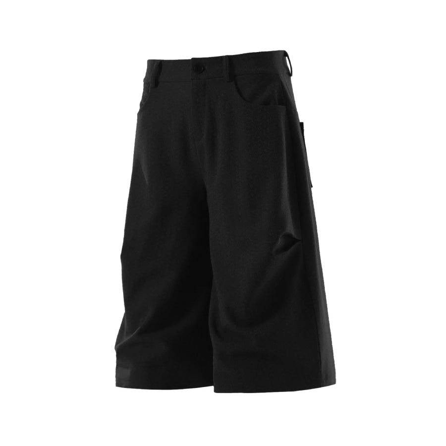 Men’s Wide Leg Capris Dark Gray / S Apparel and Accessories