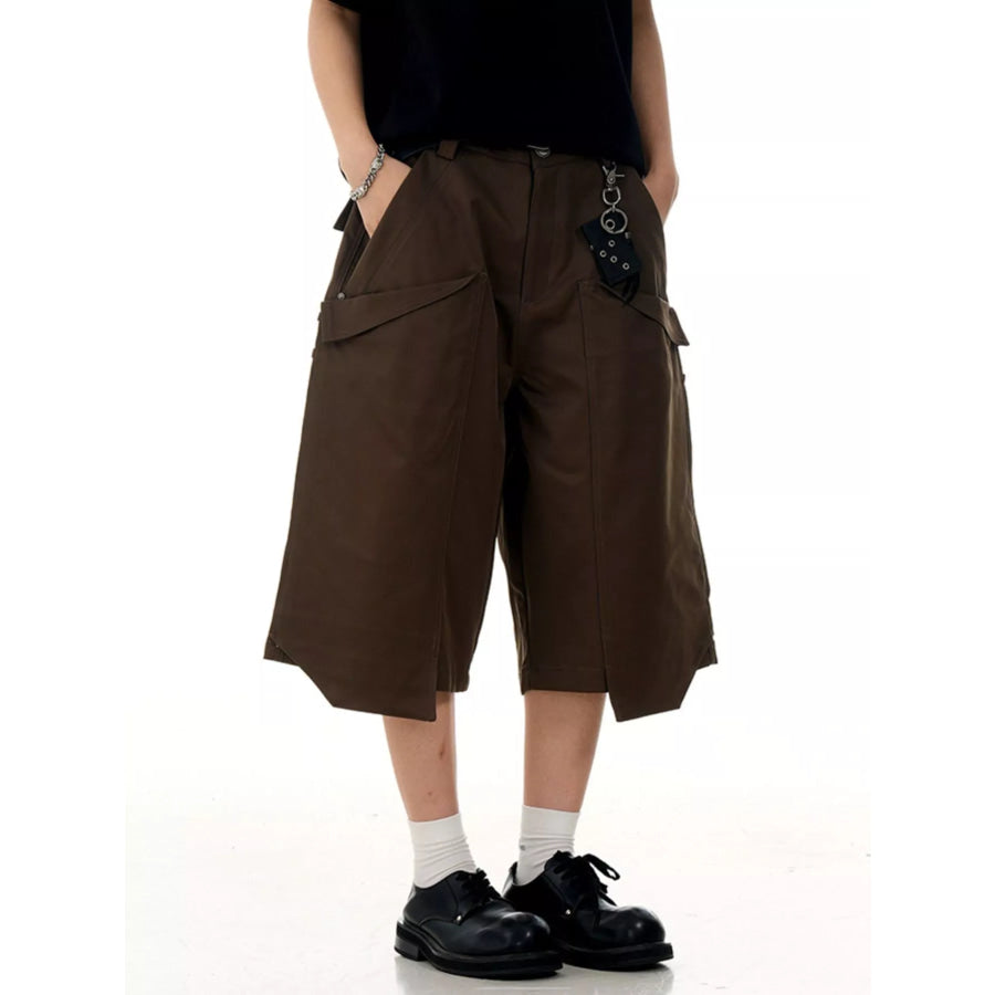 Men’s Wide-Leg Cargo Capris Apparel and Accessories