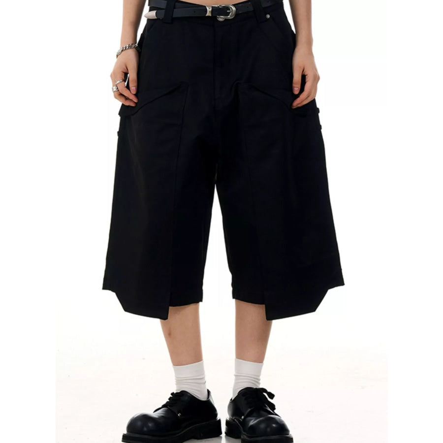 Men’s Wide-Leg Cargo Capris Apparel and Accessories