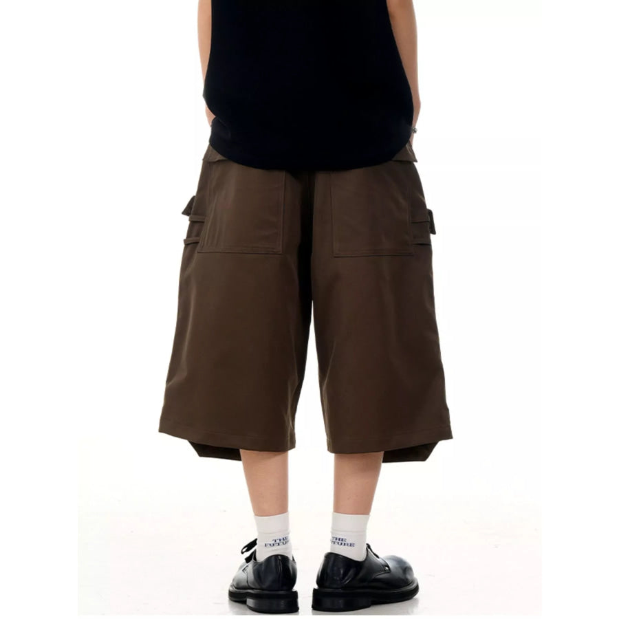 Men’s Wide-Leg Cargo Capris Apparel and Accessories