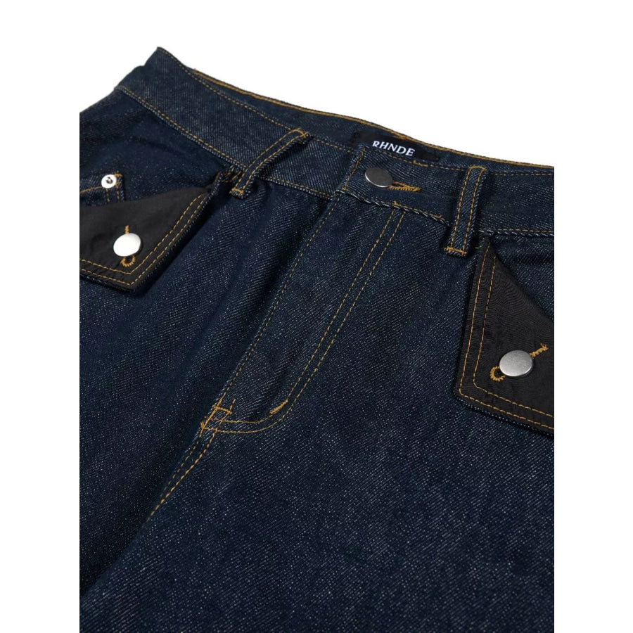 Men’s Wide-Leg Cargo Jeans Apparel and Accessories