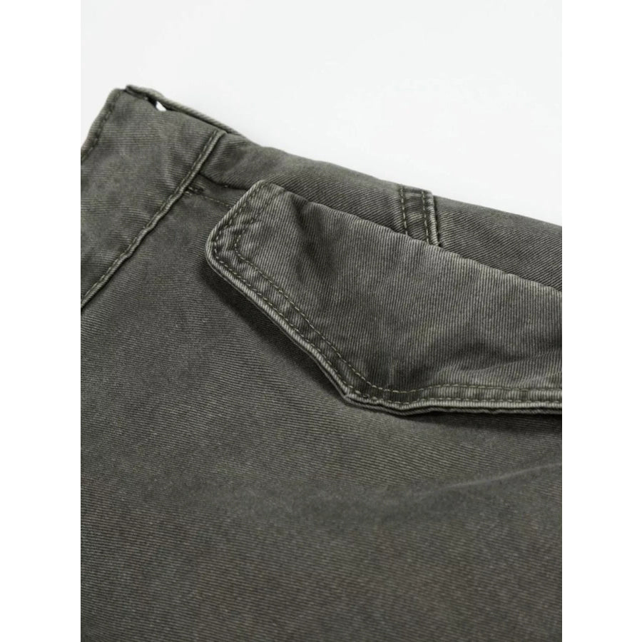 Men’s Wide Leg Cargo Pants Apparel and Accessories