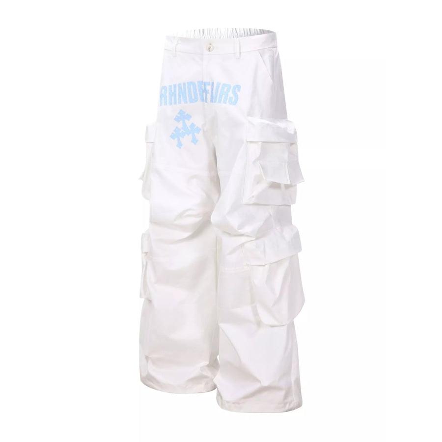 Men’s Wide Leg Cargo Pants Apparel and Accessories