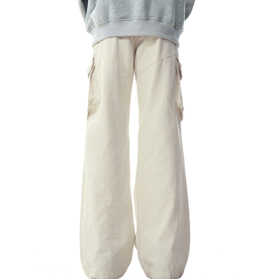 Men’s Wide Leg Cargo Pants Apparel and Accessories