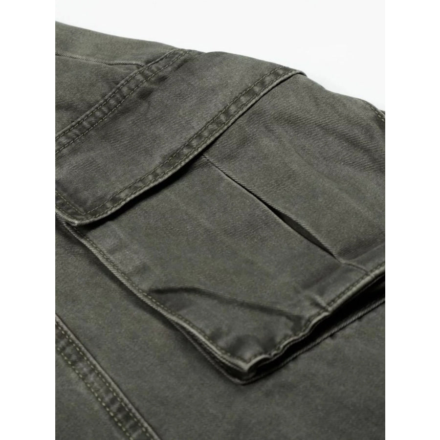 Men’s Wide Leg Cargo Pants Apparel and Accessories