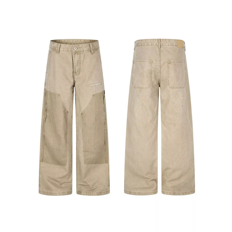 Men’s Wide-Leg Cargo Pants Apparel and Accessories