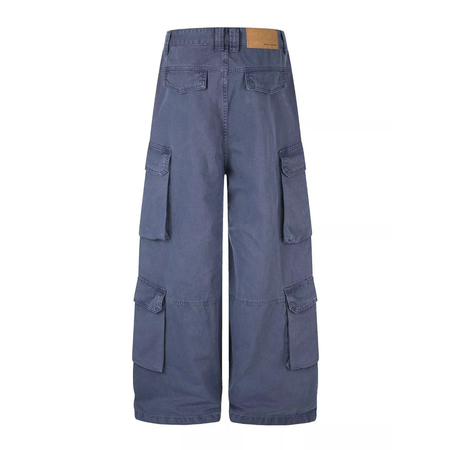 Men’s Wide Leg Cargo Pants Apparel and Accessories