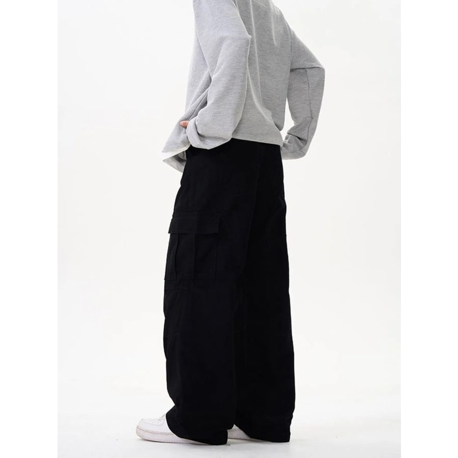 Men’s Wide Leg Cargo Pants Apparel and Accessories