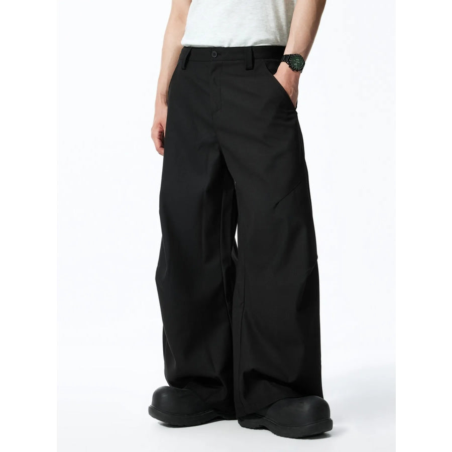 Men’s Wide Leg Casual Pants Apparel and Accessories