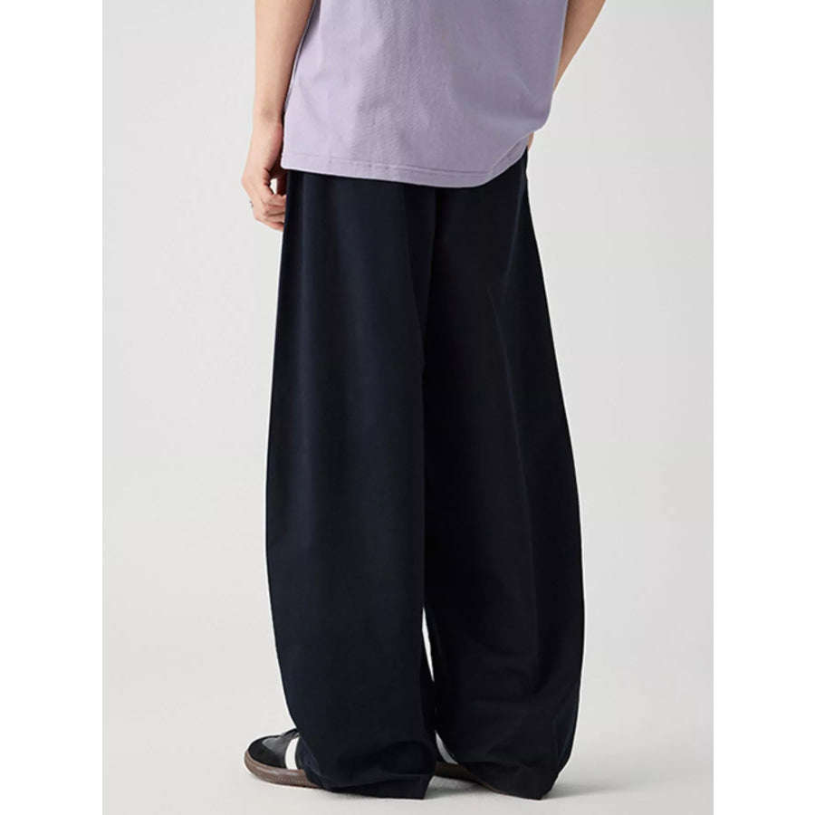 Men’s Wide Leg Casual Pants Apparel and Accessories