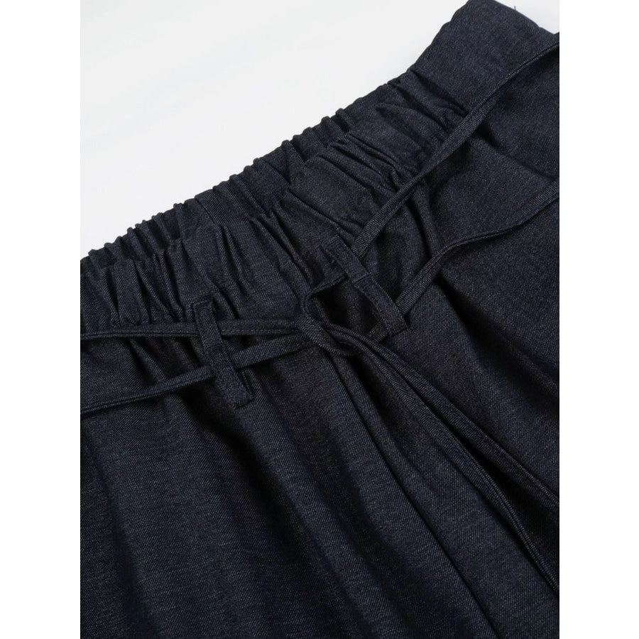 Men’s Wide-Leg Casual Pants Apparel and Accessories