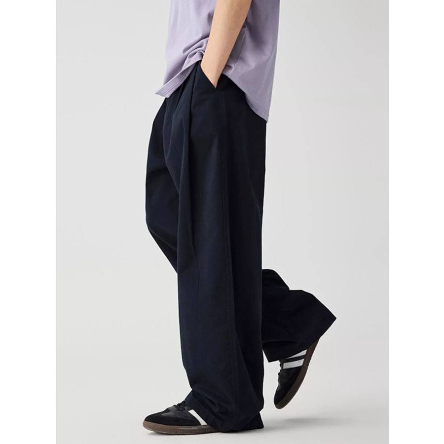 Men’s Wide Leg Casual Pants Apparel and Accessories