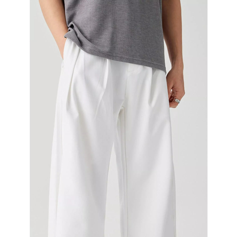 Men’s Wide Leg Casual Pants Apparel and Accessories