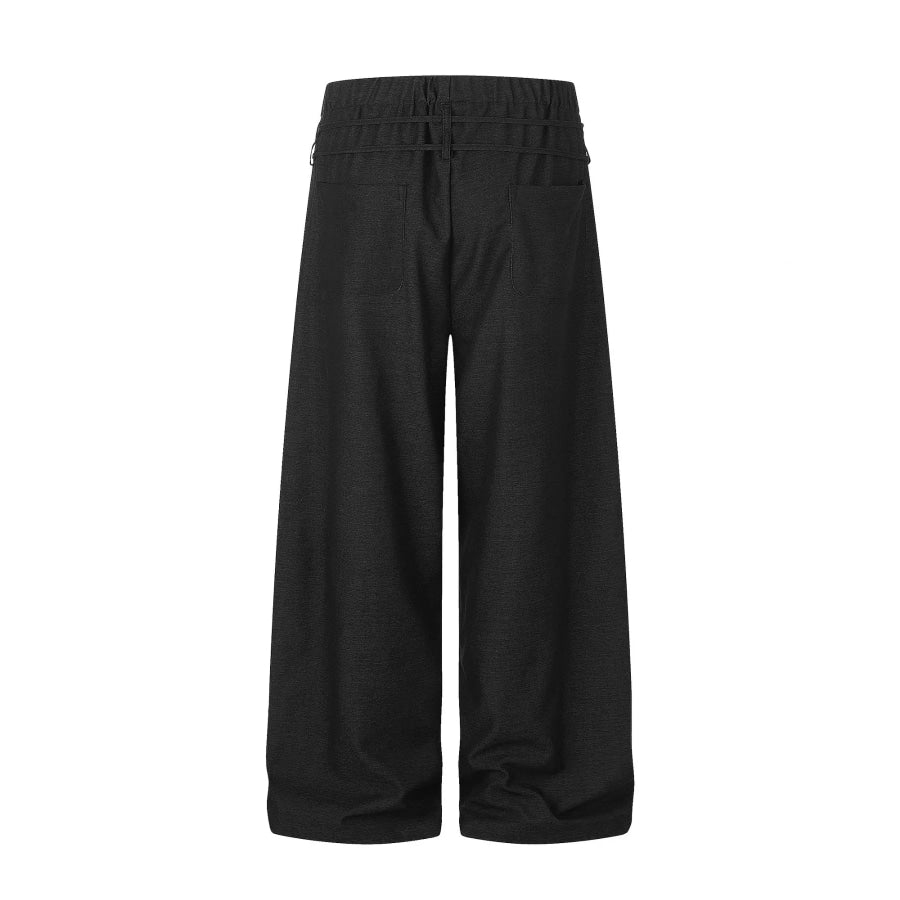 Men’s Wide-Leg Casual Pants Apparel and Accessories