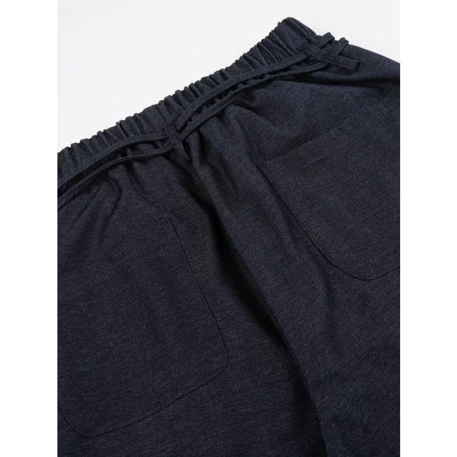 Men’s Wide-Leg Casual Pants Apparel and Accessories