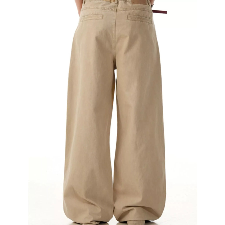 Men’s Wide Leg Casual Pants Apparel and Accessories