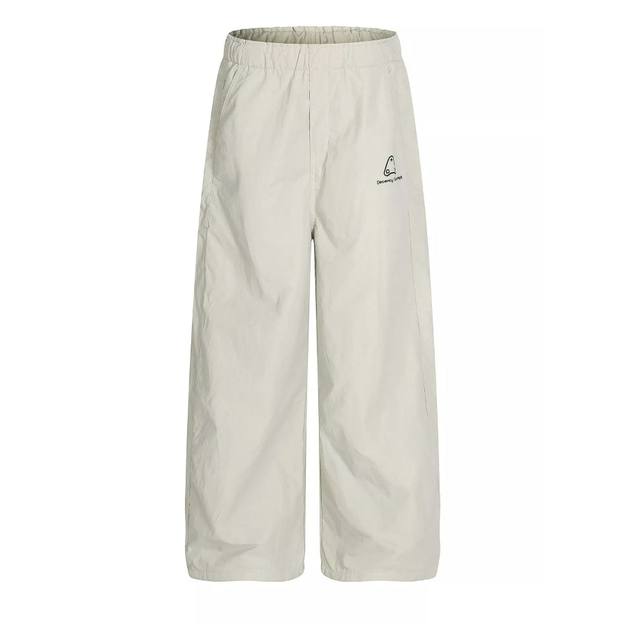 Men’s Wide Leg Casual Pants Gray / S Apparel and Accessories