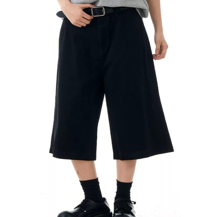 Men’s Wide-Leg Casual Shorts Apparel and Accessories