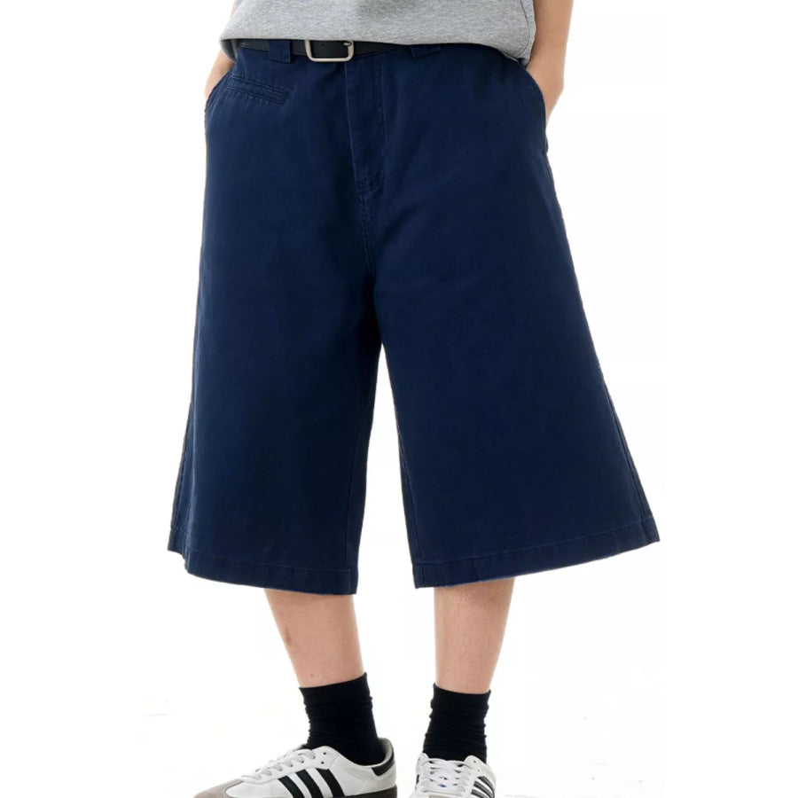 Men’s Wide-Leg Casual Shorts Apparel and Accessories
