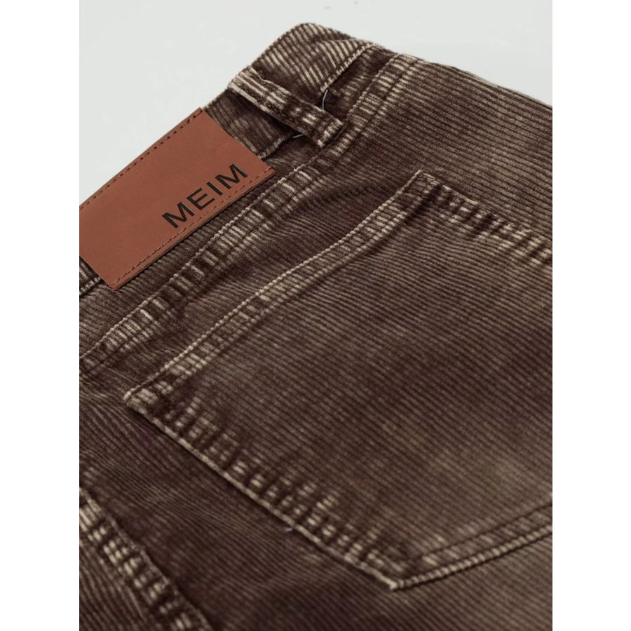 Men’s Wide Leg Corduroy Pants Apparel and Accessories