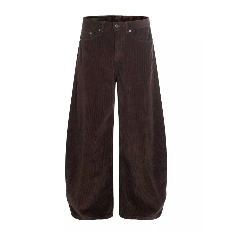 Men’s Wide Leg Corduroy Pants Apparel and Accessories
