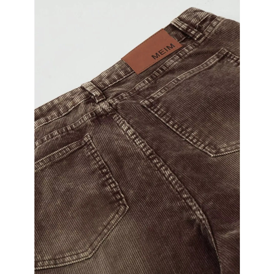 Men’s Wide Leg Corduroy Pants Apparel and Accessories