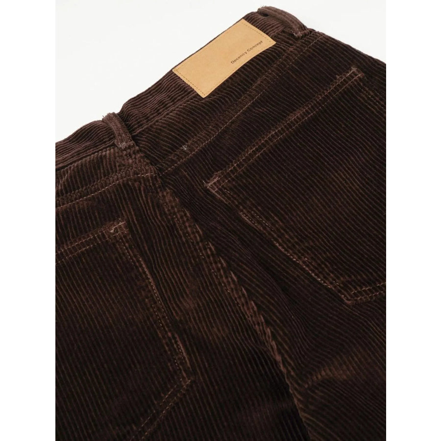 Men’s Wide Leg Corduroy Pants Apparel and Accessories
