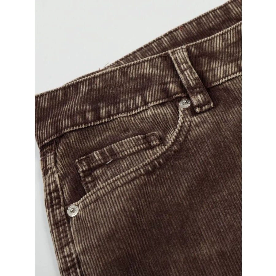 Men’s Wide Leg Corduroy Pants Apparel and Accessories