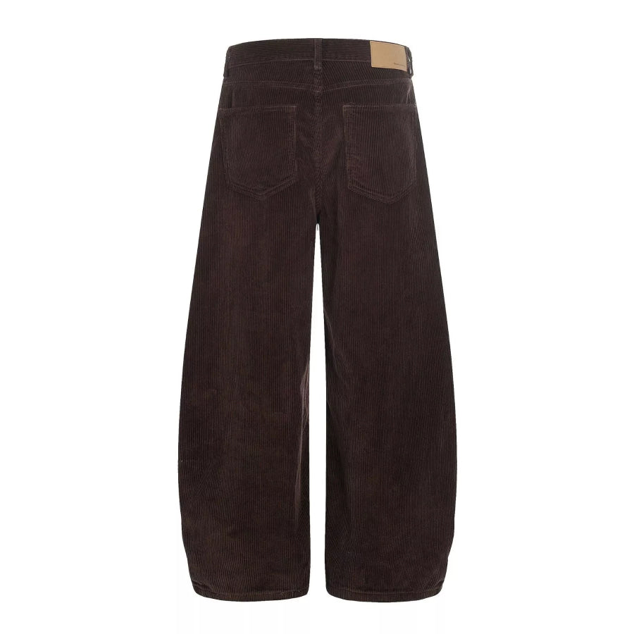 Men’s Wide Leg Corduroy Pants Apparel and Accessories