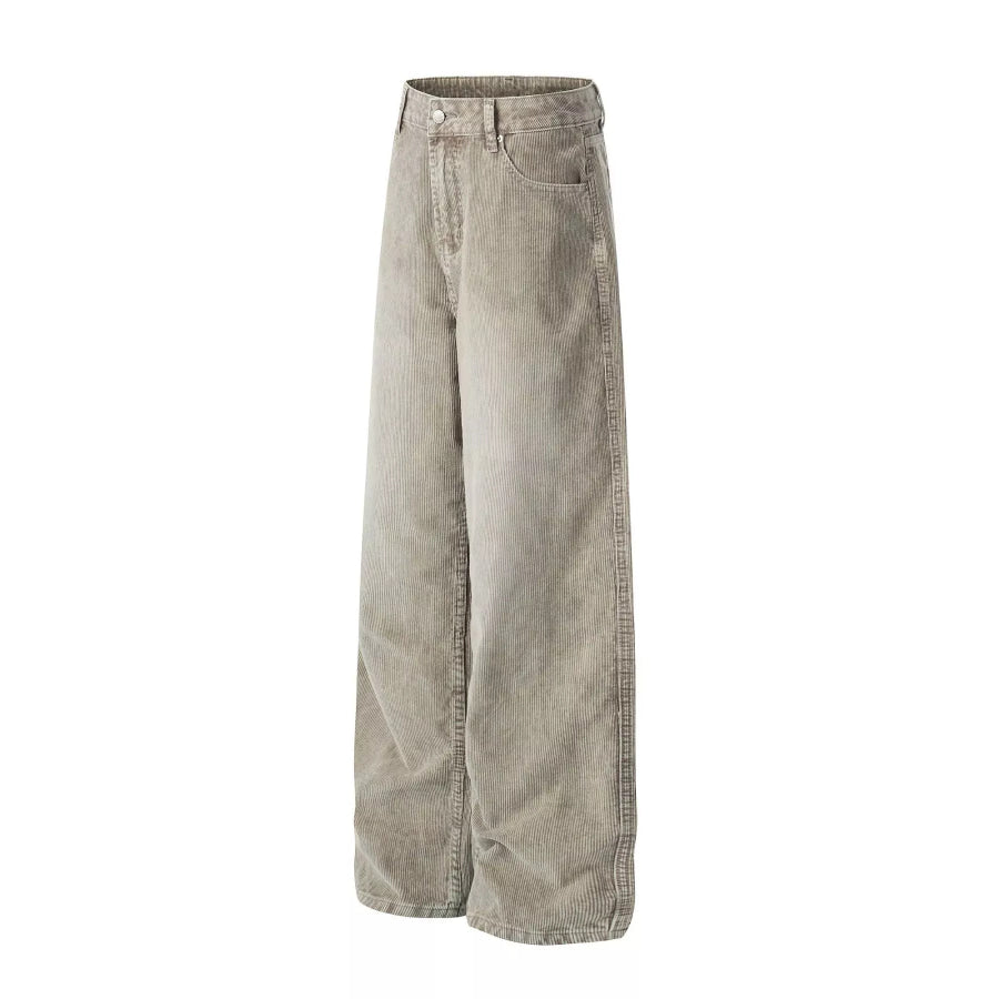 Men’s Wide Leg Corduroy Pants Apparel and Accessories