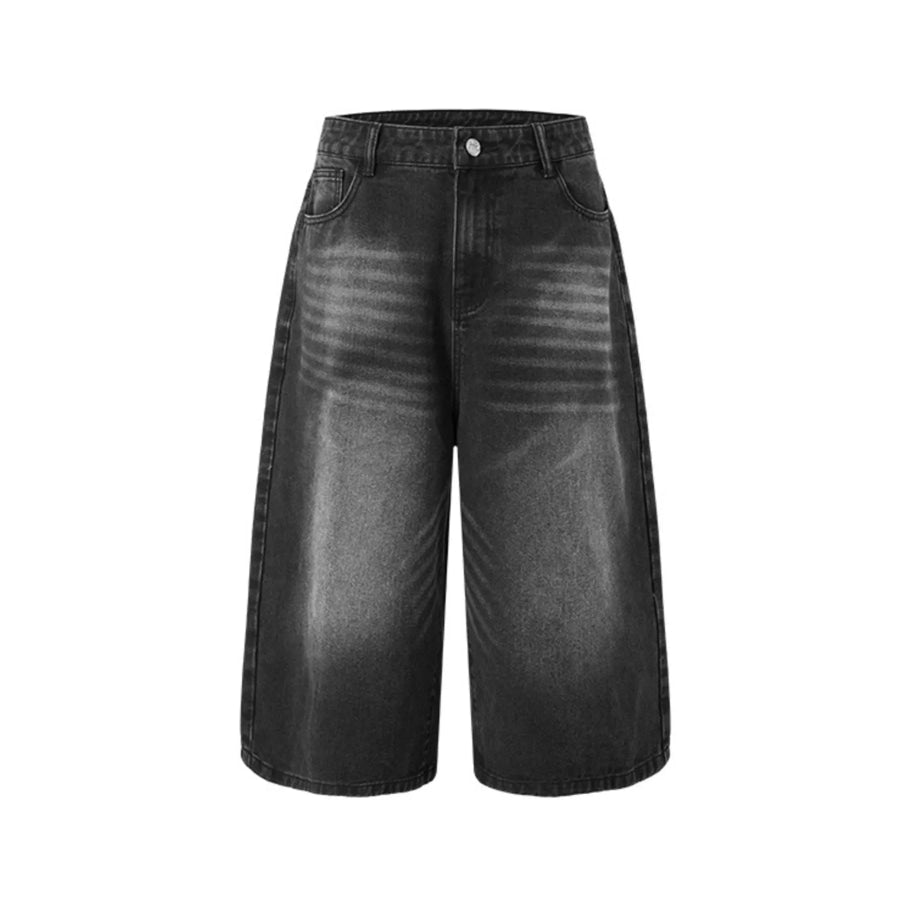 Men’s Wide Leg Denim Shorts Apparel and Accessories