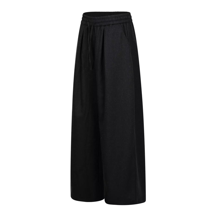 Men’s Wide-Leg Drawstring Casual Pants Apparel and Accessories