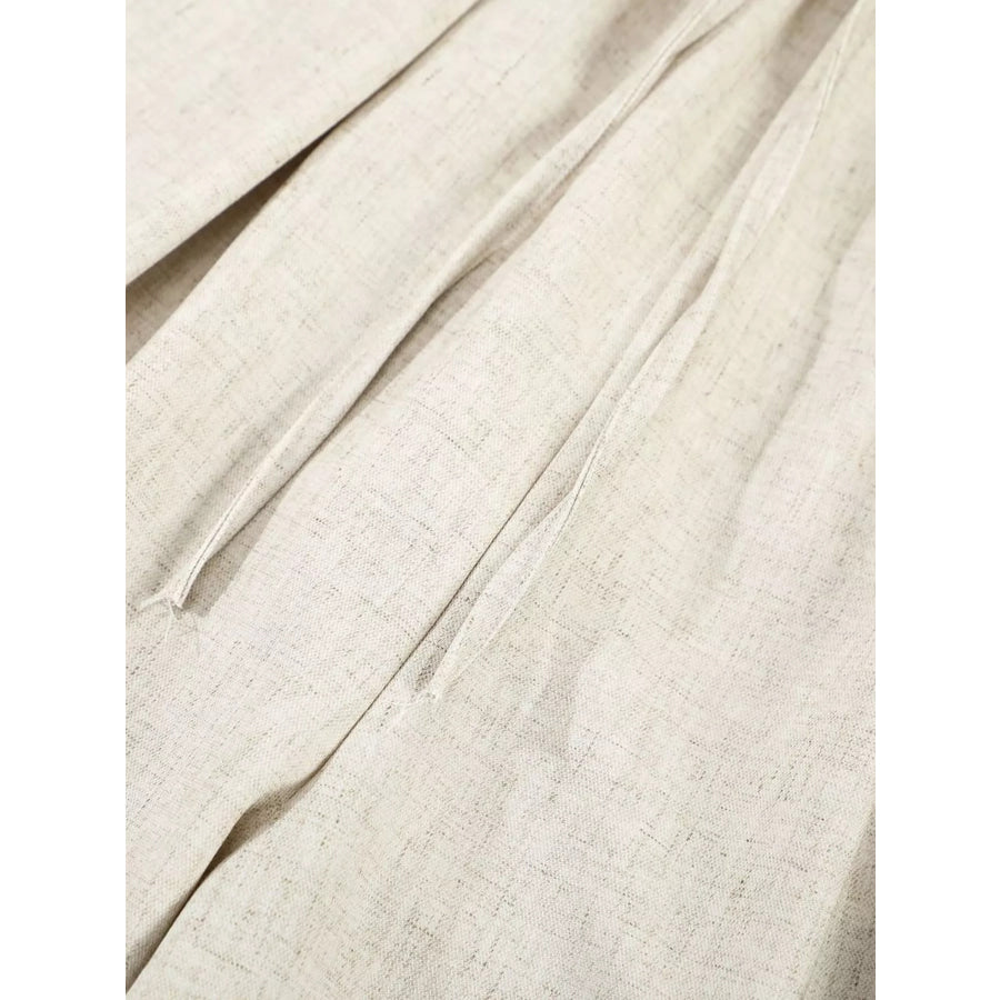 Men’s Wide-Leg Drawstring Casual Pants Apparel and Accessories