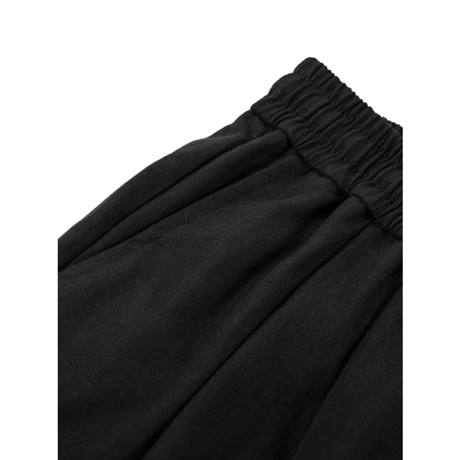 Men’s Wide-Leg Drawstring Pants Apparel and Accessories