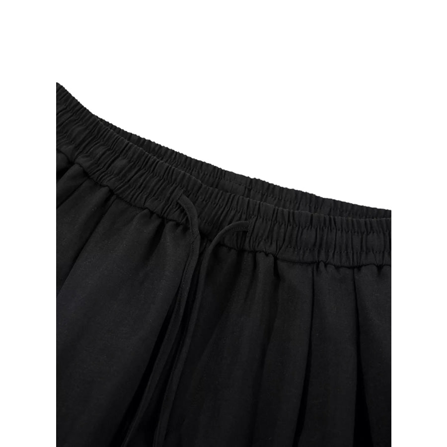 Men’s Wide-Leg Drawstring Pants Apparel and Accessories
