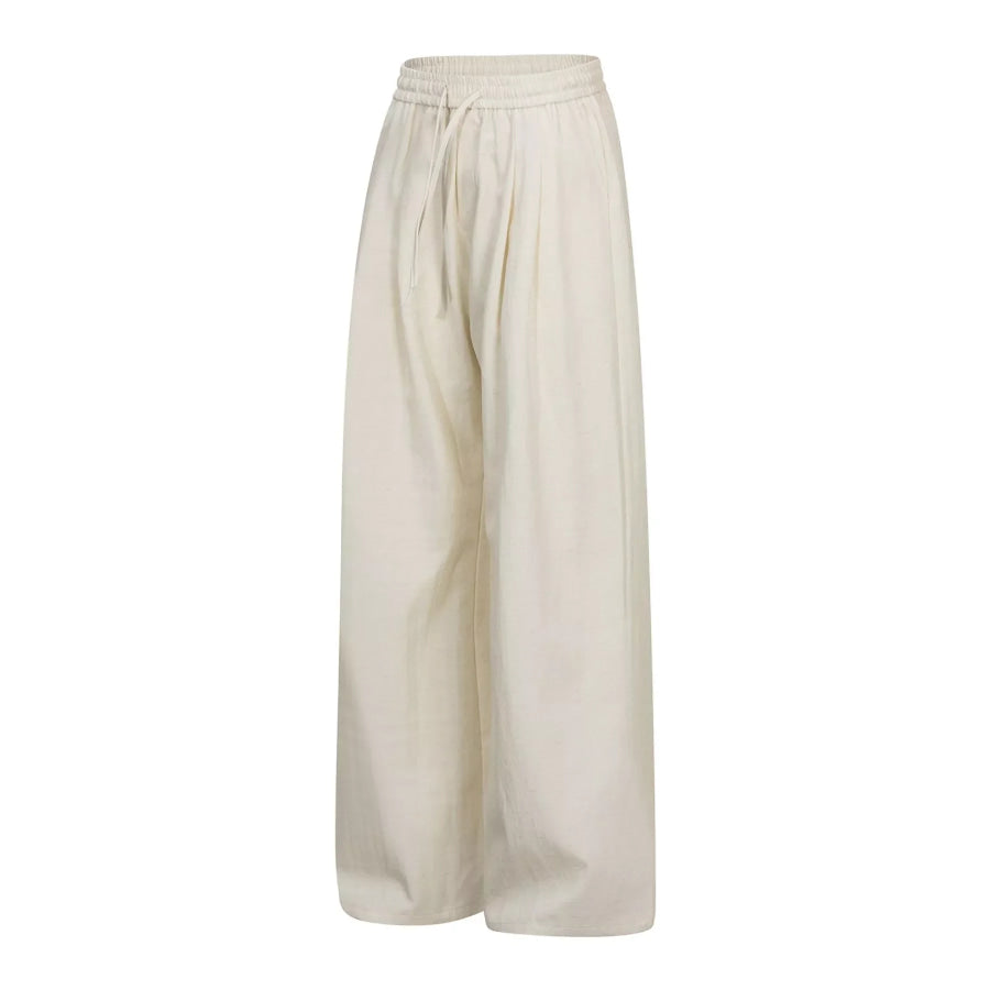 Men’s Wide-Leg Drawstring Pants Apparel and Accessories